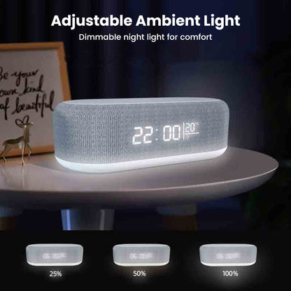 ⏰ NUR KURZE ZEIT: -50% 💥 6-in-1 Wireless Charger 25W 🔋 mit Uhr, Licht & Lautsprecher – Ordnung & Komfort in einem Gerät ✨