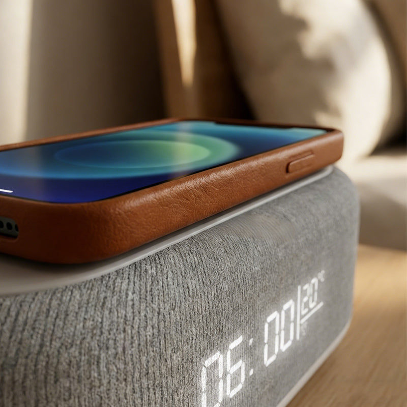 ⏰ NUR KURZE ZEIT: -50% 💥 6-in-1 Wireless Charger 25W 🔋 mit Uhr, Licht & Lautsprecher – Ordnung & Komfort in einem Gerät ✨