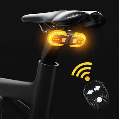 🚴 ⚡ Kabelloses Fahrrad-Rücklicht mit Fernbedienung – Automatischer Bremssensor, 30+ Lichtmodi & USB-Aufladung 🔦