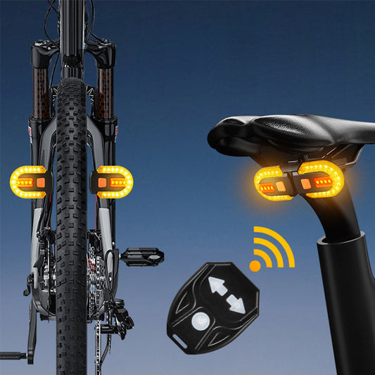 🚴 ⚡ Kabelloses Fahrrad-Rücklicht mit Fernbedienung – Automatischer Bremssensor, 30+ Lichtmodi & USB-Aufladung 🔦