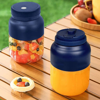 🔥🎉1300 ml tragbarer, wiederaufladbarer Mixer für Smoothies und Säfte