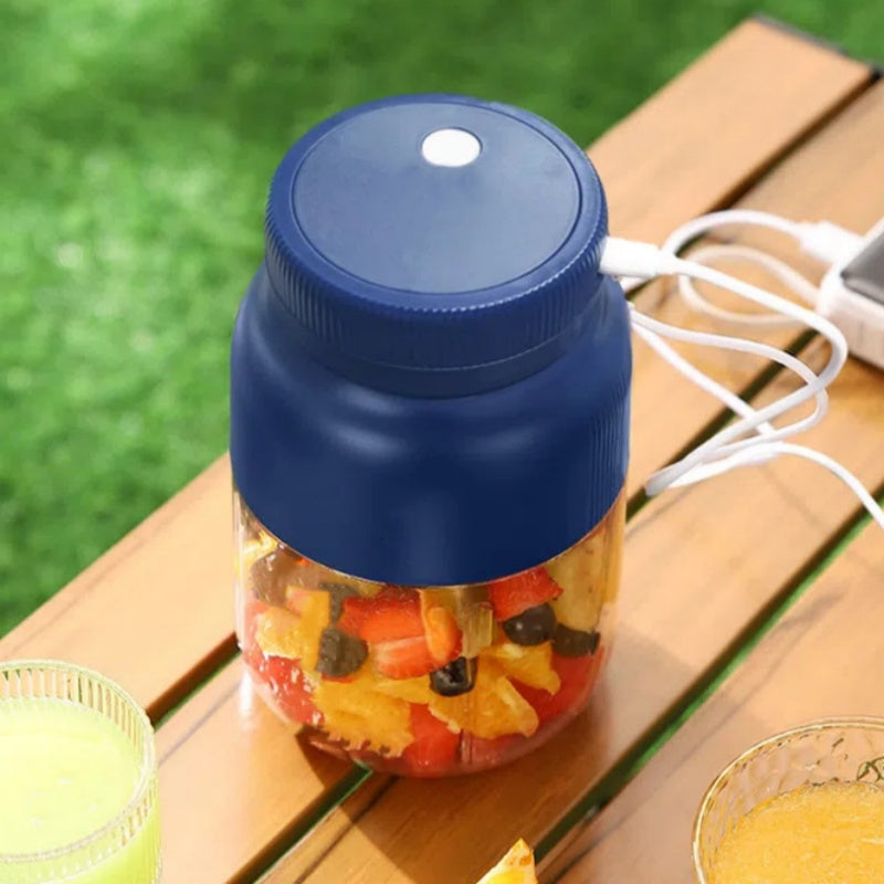 🔥🎉1300 ml tragbarer, wiederaufladbarer Mixer für Smoothies und Säfte