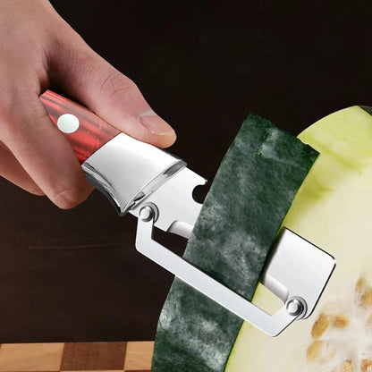 🔥🔪🥒Verdickter Edelstahl-Schäler – Scharf & Ergonomisch