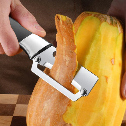 🔥🔪🥒Verdickter Edelstahl-Schäler – Scharf & Ergonomisch