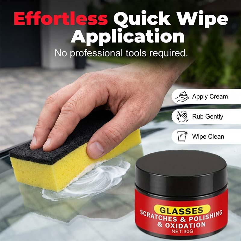 ⏳🏆LETZTER TAG DES AUSVERKAUFS: € 12.99!!🚗Polier- und Reparaturpaste für Glaskratzer