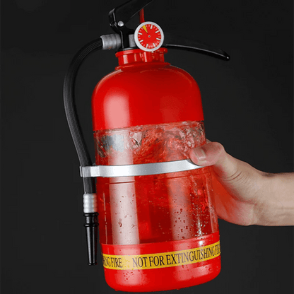 Beliebter Bierkübel im Feuerlöscher-Design – Handdruck-Zapfanlage – ideal für Public Viewing & Fussballpartys🍻⚽
