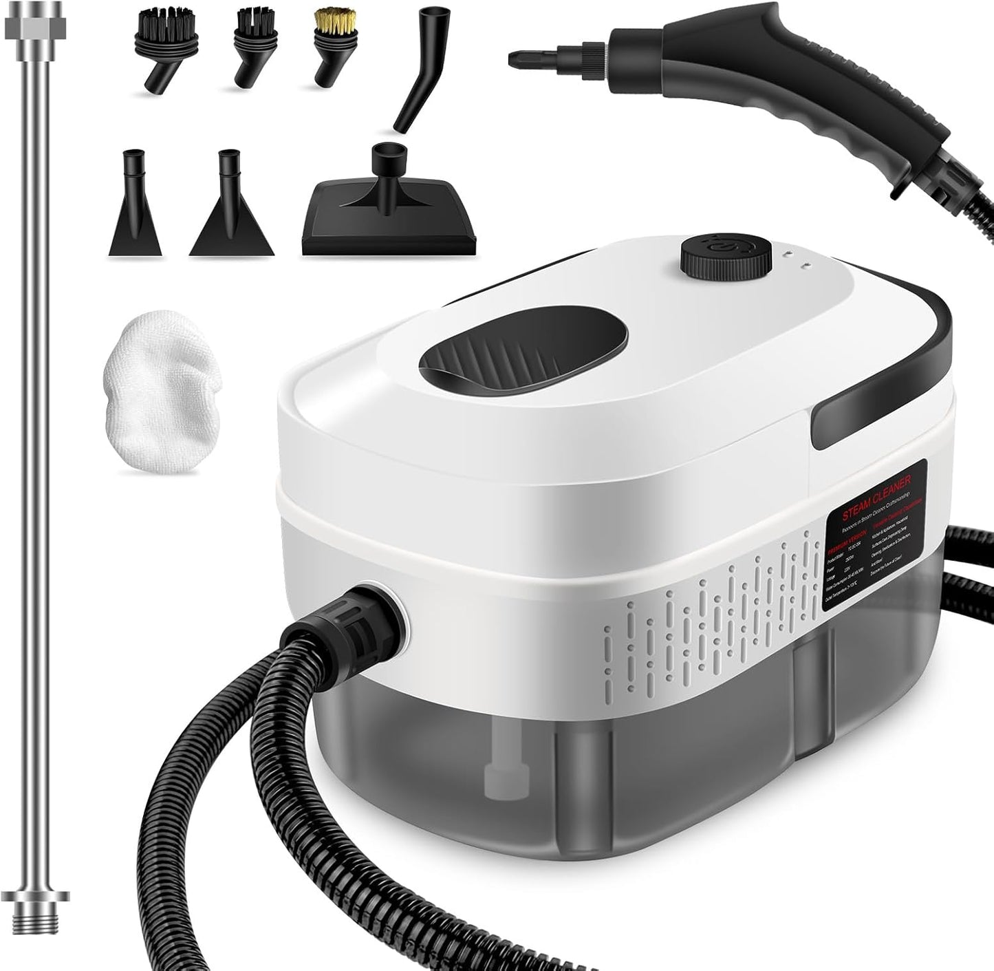 💥 50% RABATT! 🧼 Handgehaltener Dampfreiniger – Chemiefreie Reinigung, vielseitig & effektiv gegen Fett, Kalk und Bakterien – perfekt für Küche, Bad und Fugen 🔥
