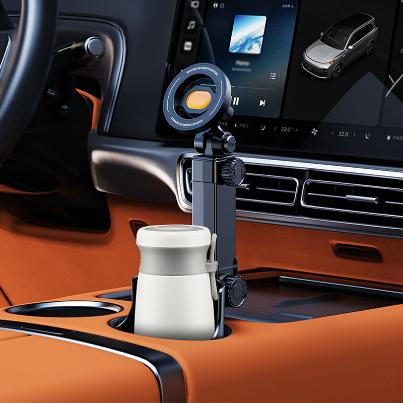 🥤Auto-Getränkehalter-Telefonhalterung – 360° verstellbar🧲