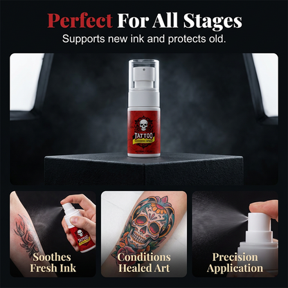 📢📢50 % Rabatt!!🥳💞 2+1 GRATIS!!⚡🧴Feuchtigkeitsspendendes Spray zur Nachsorge bei Tattoos