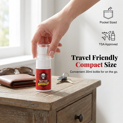 📢📢50 % Rabatt!!🥳💞 2+1 GRATIS!!⚡🧴Feuchtigkeitsspendendes Spray zur Nachsorge bei Tattoos