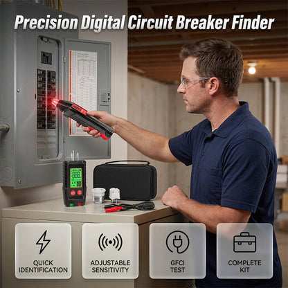 ⚡50% RABATT! 🔌 Digital Circuit Breaker Finder and Outlet Tester Kit – Sicherungen finden, Steckdosen testen – in Sekunden 🔥✨