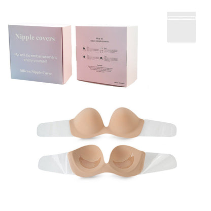 Unsichtbarer, einteiliger Push-up-Klebe-BH