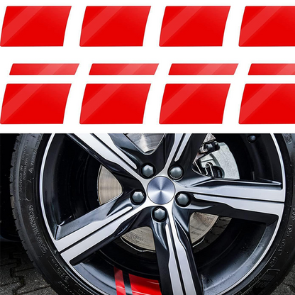Aufkleber mit reflektierenden Streifen für Felgen